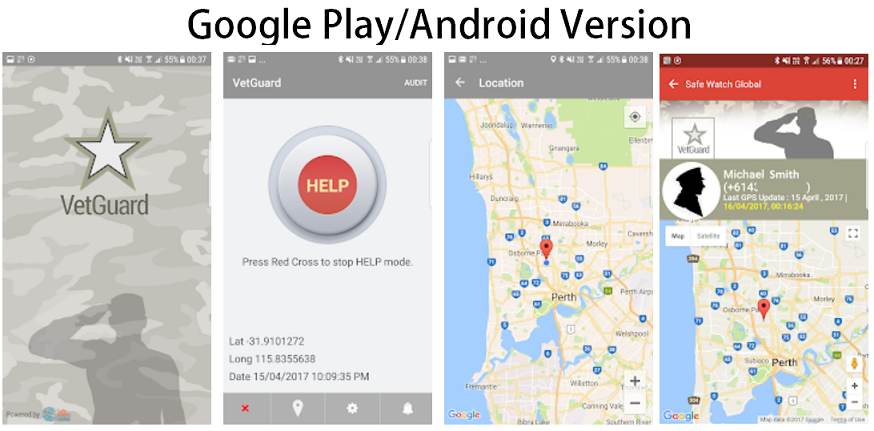 Android Version App Screenshots